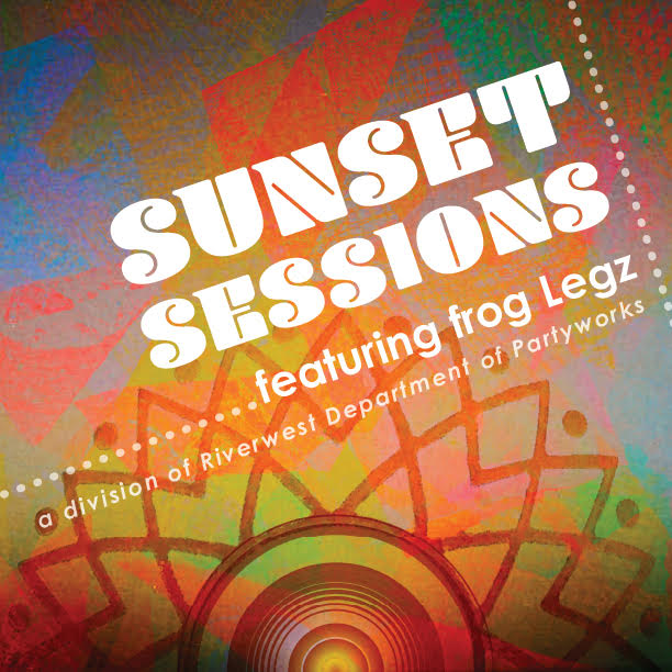 Poster for Sunset Sessions – early evening dance party